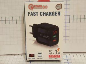 002  USB " KeKe - F 002C 2 usb fast -  " ( 3,1 A  )