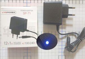  12V 1A ( 5,5*2,1 )  SP-71 c  ( 1.2  )