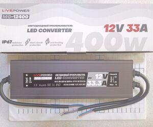   LED ip67 400W slim mr12400 12V 33,3A 400W .