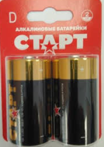Батарейки СТАРТ LR20-BL2 (20) . 