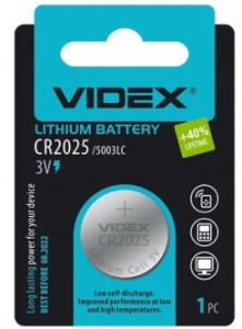  VIDEX CR2025