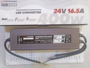   LED ip67 slim mr24400 24V 16,7A 400W