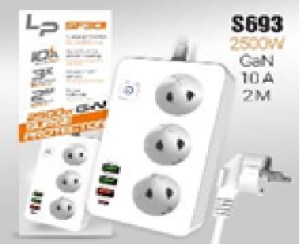  - LP SF301 3 3USB A+C Gan 45W / 10 2500W 2 (white)