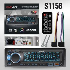 ������������� CarLive LD3016 LED.2USB.BT.TF.FM.ISO.7RGB.4RCA				