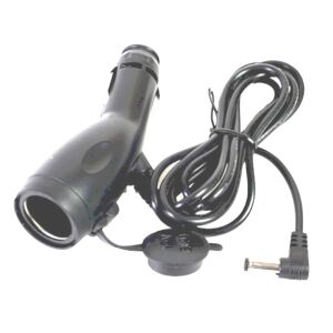 АЗУ 5,5mm 12V 5,5*2,5 mm LP9 1,5М угловой разЪем, с проходным прикуривателем автозарядка .