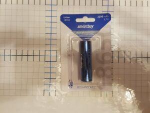 акб Li-ion 18650 2200ma " Smastbuy Длинный Нос " без защиты оригинал .