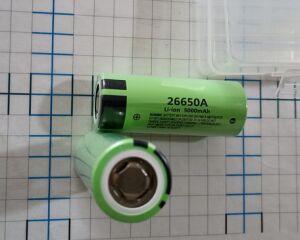  Li-ion 26650A XS 5000 mah " -   " (  4500 maH ) .