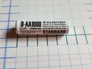 . ET D-AA 1000 ( 14.5*48.5 1.2V 1000mAh NI-CD )