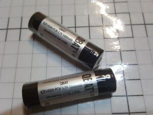  Li-ion 14500 Qbat Pcm 3,7V 1000ma   