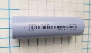  Li-ion 21700 EVE INR 21700 40P 4.0Ah    " (  4000 mah 17   3  9 ) .
