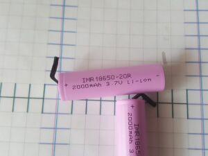  Li-ion 18650 2000ma " Sharp ET IMR 18650-20R-T    "  (  2200mah 18   3V ) 