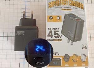 32 ��� USB " AR -PD 32 2 ������ 45 W USB + Type C(PD) ������� � ������� " ������� ����