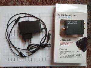 переходник audio converter RCA(analog) Toshlink 285C ( № 9) - с блоком 5 V
