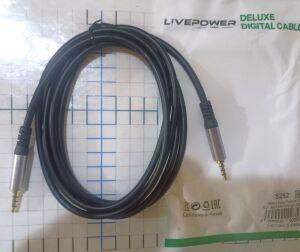 ������ AUX jack 3,5 - jack 3,5 Premium 1,8m 4 Pin H227