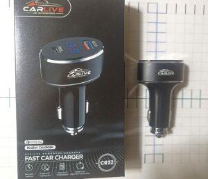 32  USB  2  " CR 32 QS3.0 /PD 25W   -  Usb + TypeC metall " ( 3,1 A  ,   ) ..