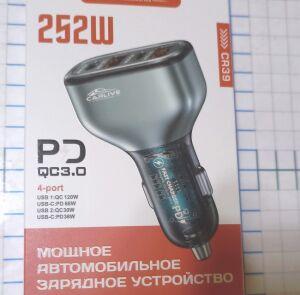 39  USB  4  " CR 39 Carlive 3Usb QC 3A + 1TypeC PD36W " ( 3,1 A  QS-   )