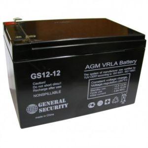 12V12A  -  General Security 12V 12Ah