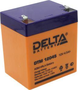 12V 4,5A АКБ свинцово- кислотный DELTA 12V 4,5Ah.