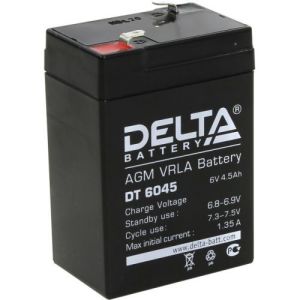 6V 4,5A  -  DELTA 6V 4.5Ah .