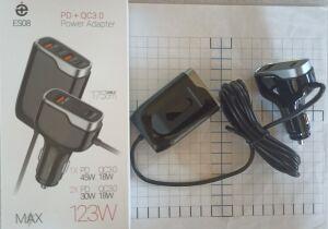 08 ��� USB �� 6 ����� " ES 08 Deepsi 2 + 4 123 W USB + Type C QS3.0 + PD " ������� ���� .