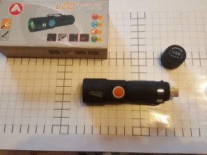 фон ручн аккумуляторный " Fa 530 3W USB plastic "