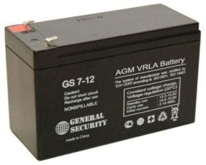 12V 7,2A  -  General Security 12V 7,2Ah