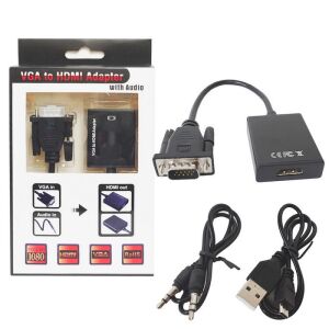  VGA-in - HDMI-out + AUX  V8 . (  82 (H136)