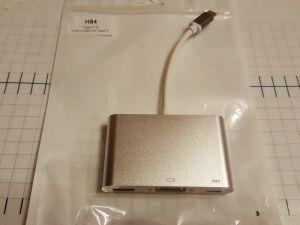  TYPE C - VGA + USB + TypeC H84.