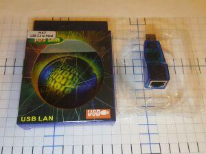 переходник USB 2.0 to RG45 (LAN) Внешняя сетевая карта H47 