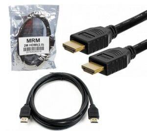 кабель HDMI - HDMI 2 M черн.резин 4K ( 15+1)