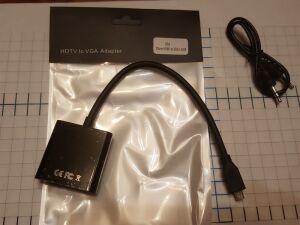  HDMI MICRO to VGA+AUX H33 .