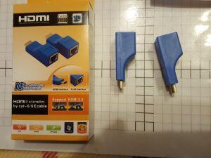  RJ45 LAN - HDMI (extender) Cat-6 6E cable ( Rx-Tx ) 30m ( 111 ( H 201 ) 
