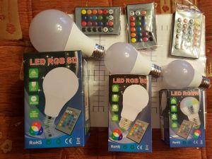 лампа E27 Led RGB 3000 12W большая