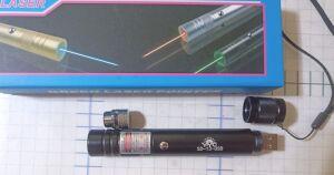 лазерная указка SD-13 USB акб встроенный - зарядка USB