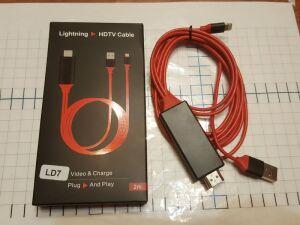 переходник Lightning to HDTV 2m Plug 4K LD7