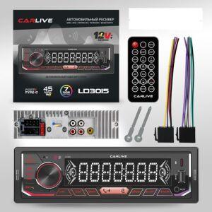 ������������� CarLive LD3015 LED.1USB+PD.BT.TF.FM.ISO.7RGB.4RCA				