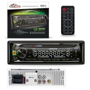 ������������� CarLive LD3030 LED.1USB.BT.TF.FM.ISO.7RGB.4RCA				