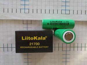  Li-ion 21700 Liitokala 4800 mah " Liitokala Lii-48S- XS " (  4600 mah ) .