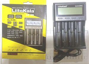 �������� ���������� LiitoKala Lii-CH4 Li-ion, Ni-Mh 4 ����� ������� USB - Tupe C