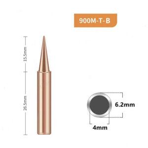 жало к паяльникам " медное 900M-T- B прямое среднеострое " .