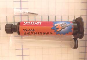 маска паяльная Ya Xun YX-608 3 sec ЧЕРНАЯ 15ml