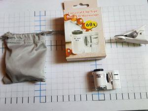 микроскоп 9595 W 60 крат - с крепежем к смартфону.
