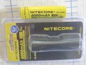 ��� Li-ion 18650 4000mah " XS NITECORE 4000 - ������� ��� " ( ������������� 3500 ��h )