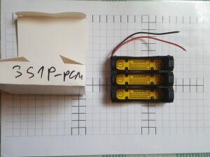   3-  18650 3S1P-PCM (   )