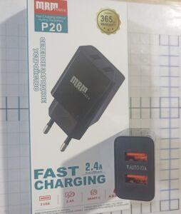 20  USB " P 20 " 2  ( 2,4A) 