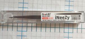 пинцет супертонкий iNeeZy FX -03 0,15 mm Black 