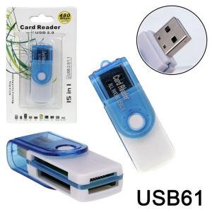 cardreader "  61 SD , microSD, M2 " .