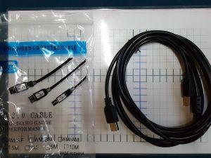 ПРИНТЕР шнур USB - принтер ЧЕРНЫЙ MRM 3 m