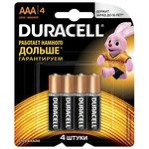 Батарейки DURACELL LR-06 BP- 4 BASIC (48)