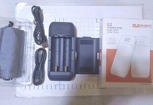   2 Li  18650 " DLG B2   TypeC + Micro Power Bank 18700, 20700, 21700 